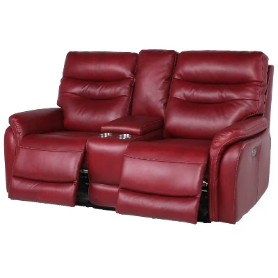 Fortuna Power Recliner Console Loveseat - Steve Silver Co. - Image 15