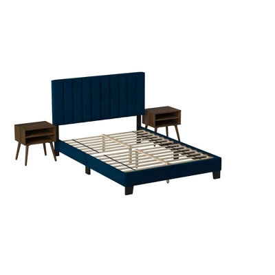Queen Colbie Upholstered Platform Bed With Nightstands - Picket House Furnishings - Image 14