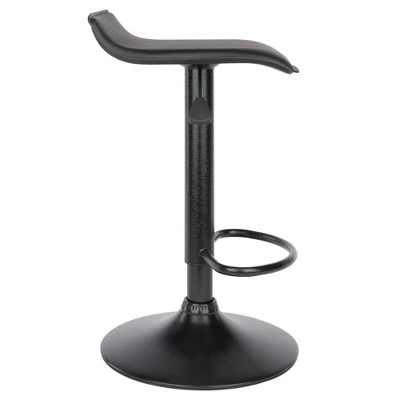 Set Of 2 Obsidian Adjustable Swivel Air Lift Stool Black - Winsome - Image 6