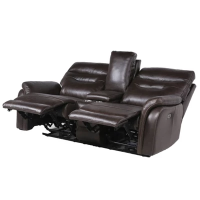 Fortuna Power Recliner Console Loveseat - Steve Silver Co. - Image 5