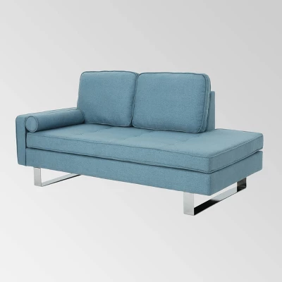Typhaine Modern Chaise Loveseat - Christopher Knight Home - Image 5