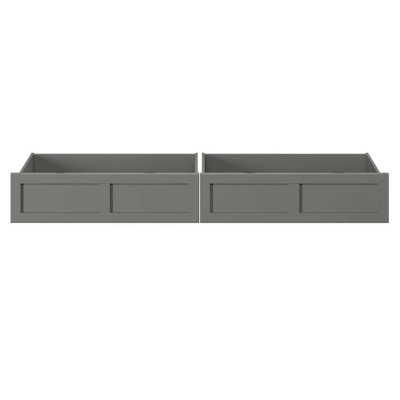 Set Of 2 Queen/King/Twin XL Drawers Gray - AFI - Image 2