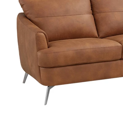 81" Safi Sofa Cappuccino Leather - Acme Furniture - Image 3