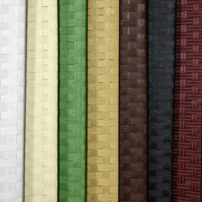 6 Ft. Tall Woven Fiber Room Divider - Dark Mocha (6 Panels) - Image 2