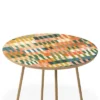 Gigi Rosado Pastel Mosaic Side Round Table - Deny Designs