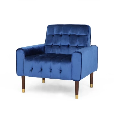 Bourchier Modern Glam Velvet Armchair - Christopher Knight Home - Image 8