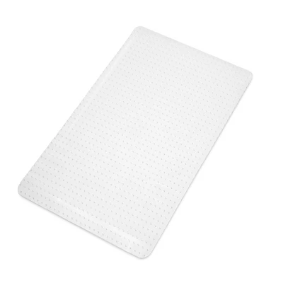 WorkOnIt Office Desk Chair Floor Mat, Clear - Image 6