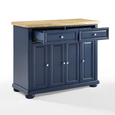 Madison Kitchen Island Navy - Crosley - Image 4
