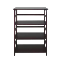 42" 4 Shelf Bookcase Espresso - Flora Home