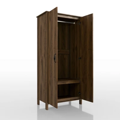 Andreasson Wardrobe Closet Distressed Walnut - HOMES: Inside + Out - Image 10
