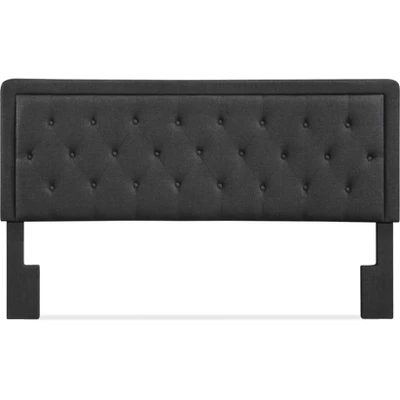 King Amery Tufted Upholstered Headboard Charcoal - Adore Decor - Image 5