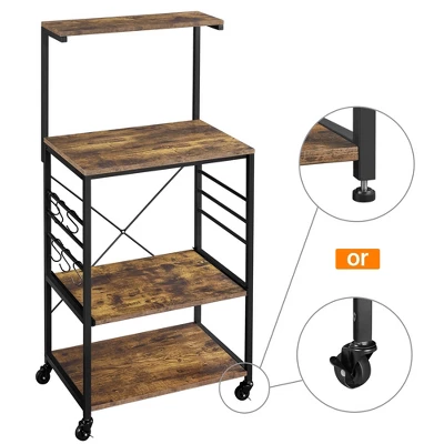 Yaheetech 50.5"H Kitchen Baker's Rack With Side Hooks - Image 7