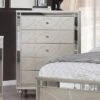 La Mesa 5 Drawer Glam Chest Silver - HOMES: Inside + Out