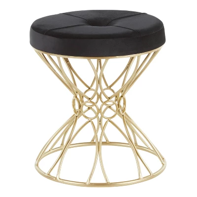 Jasmine Contemporary Vanity Stool - LumiSource - Image 8