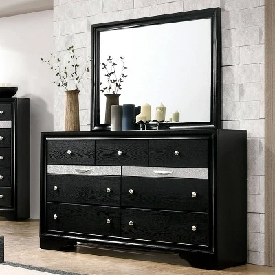 2pc Whether By Nightstand And Dresser Set Black - MiBasics - Image 4