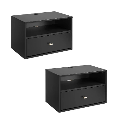 Set Of 2 Hanging Nightstands - Prepac - Image 15