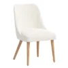 Sherrie Upholstered Dining Chair White - Skyline Furniture