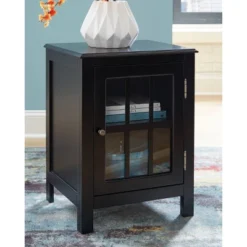 Opelton Accent Cabinet Black - Signature Design By Ashley