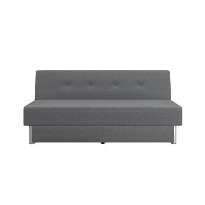 Wilton Dream Convertible Futon Sofa Bed Charcoal - Serta - Image 4