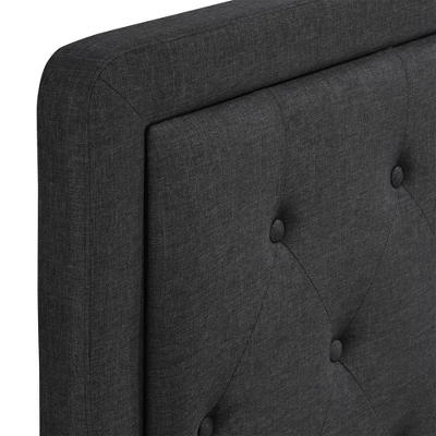 King Amery Tufted Upholstered Headboard Charcoal - Adore Decor - Image 4