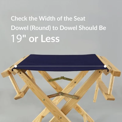 Director's Chair Replacement Canvas Olive - Flora Home - Image 5