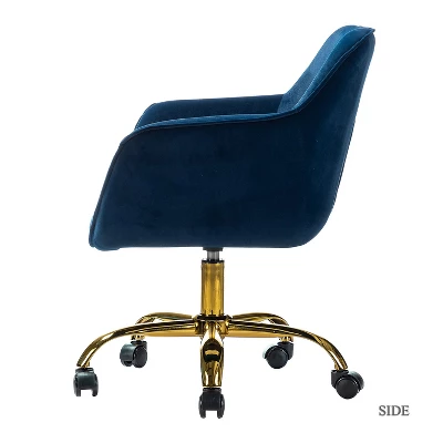 Dania Task Chair | Karat Home -Navy - Image 2