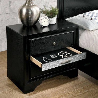 2pc Whether By Nightstand And Dresser Set Black - MiBasics - Image 6