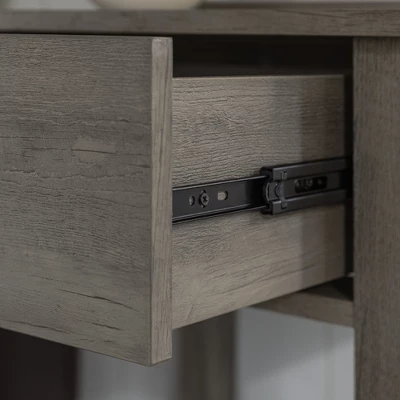 June Rustic Transitional Square Nightstand With Lower Shelf - Saracina Home - Image 9