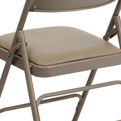 Emma And Oliver 2 Pack Home & Office Portable Party Events Padded Metal Folding Chair - Image 6