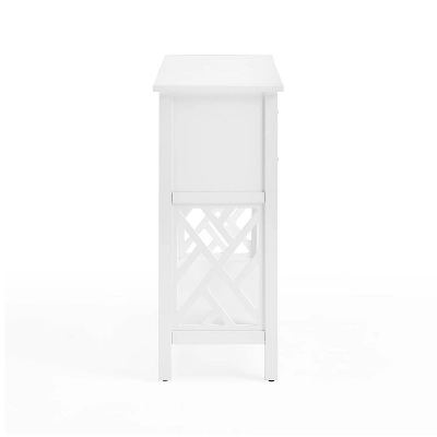 32" Middlebury Wood Console Table With 4 Drawers White - Alaterre Furniture - Image 8