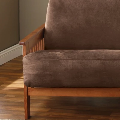 Soft Futon Cover Chocolate - Sure Fit - Image 2
