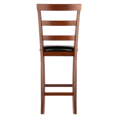 2pc Simone Counter Height Barstool Set Black/Walnut - Winsome - Image 3