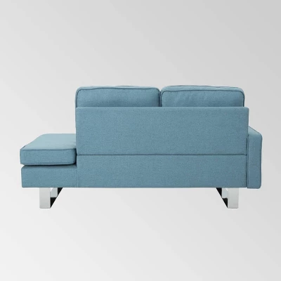 Typhaine Modern Chaise Loveseat - Christopher Knight Home - Image 4
