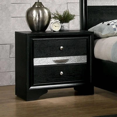 2pc Whether By Nightstand And Dresser Set Black - MiBasics - Image 5