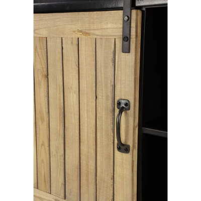 Industrial Rolling Cart Black - Olivia & May - Image 20