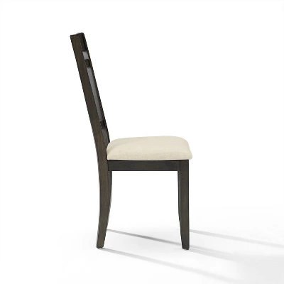 Set Of 2 Hayden Slat Back Dining Chairs Slate - Crosley - Image 8