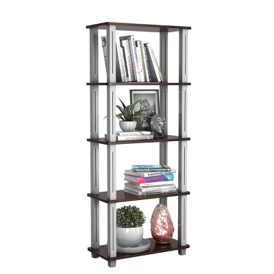 Tangkula 5-Tier Storage Rack Display Shelves Bookshelf For Home Office - Image 8